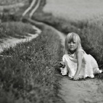 Дети - черно-белые фотографии, картинки-3