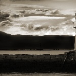 Море - черно-белые фотографии, маяк