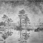 Болото карандашом